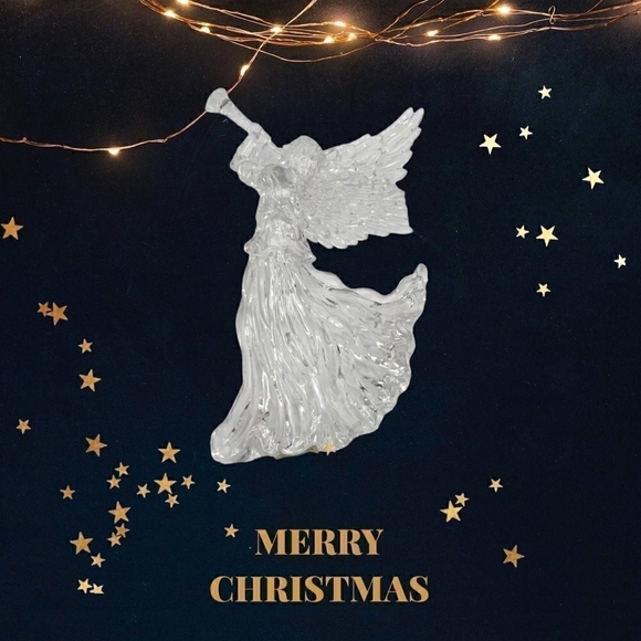 VNTG Celestial Angel Figurine Ornament Christmas Holiday Decor - Picture 3 of 3